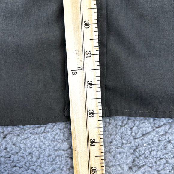 Mens Roper Button Up Shirt Pearl Snaps Size XL Western Cut Olive Gray - Picture 7 of 11